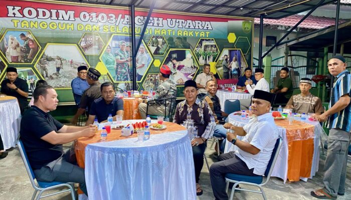 Koramil 16/Banda Sakti Gelar Buka Puasa Bersama Wartawan dan YLBH CaKRA