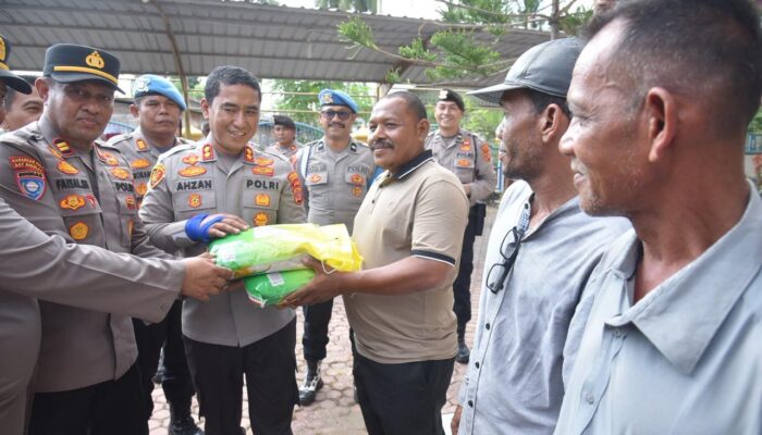 Kapolres Lhokseumawe Bantu Mantan Kombatan dan Korban Konflik di Bangka Jaya