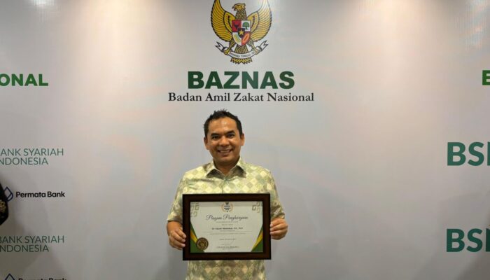 Wali Kota Lhokseumawe Sayuti Abubakar Raih BAZNAS Award 2025