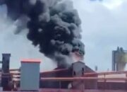 Gudang Pabrik NPK PT PIM Terbakar