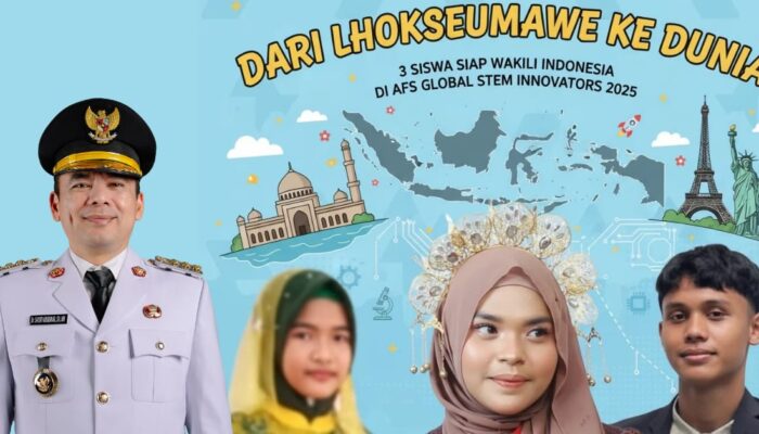 Dari Lhokseumawe ke Dunia: Tiga Siswa Wakili Indonesia di AFS Global STEM Innovators 2025