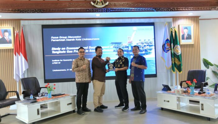 Melalui FGD LPEM FEB UI, Wali Kota Lhokseumawe Harapkan Gas Tangkulo Bangkitkan Industri dan Ekonomi Daerah