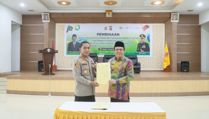 Polres Lhokseumawe – UIN SUNA Teken Mou Strategis, Perkuat Kualitas Pelayanan Publik