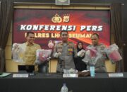 Polres Lhokseumawe Ungkap Kasus Pencurian dan Pembakaran Toko Emas