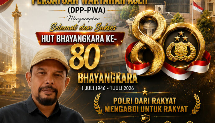 Hari Bhayangkara ke-80, Ketua Umum DPP PWA: Kolaborasi Polri dan Pers Kunci Menjaga Stabilitas Nasional di Era Digital