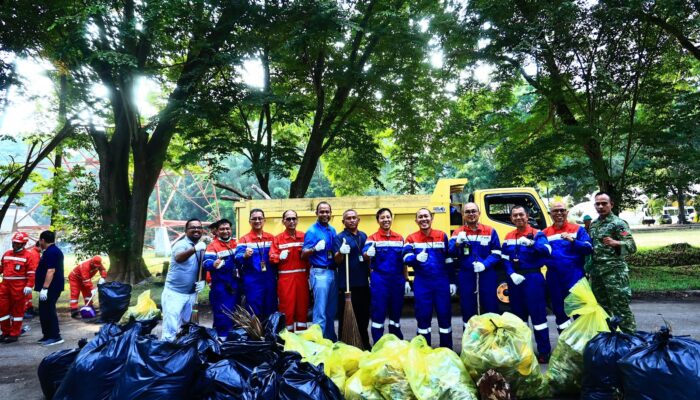 Perta Arun Gas Ajak Seluruh Perwira Peduli Lingkungan Melalui Jumat Bersih