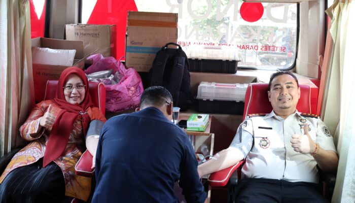 Imigrasi Lhokseumawe Bersama PMI Aceh Utara Gelar Donor Darah, Himpun 38 Kantong Darah untuk Kemanusiaan