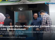 Mesin Pengolahan Sampah TPA Alue Lim Mulai Berfungsi, BPK Cek Langsung
