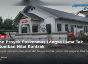 Plang Proyek Puskesmas Langsa Lama Disorot, Nilai APBN Dipertanyakan