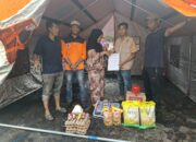 BPBD Lhokseumawe Salurkan Bantuan kepada Warga Terdampak Kebakaran di Muara Dua