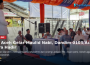 Momen Maulid Rasulullah, Dandim Aceh Utara Perkuat Sinergitas Bersama PWI ACEH